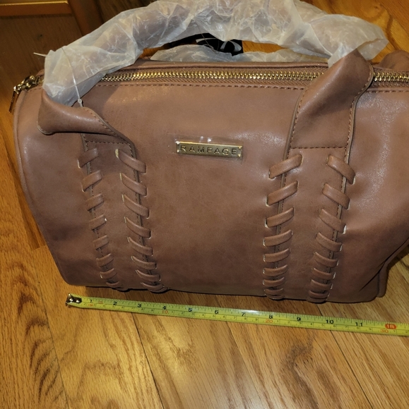 RAMPAGE LIGHT BROWN PURSE - Picture 3 of 7